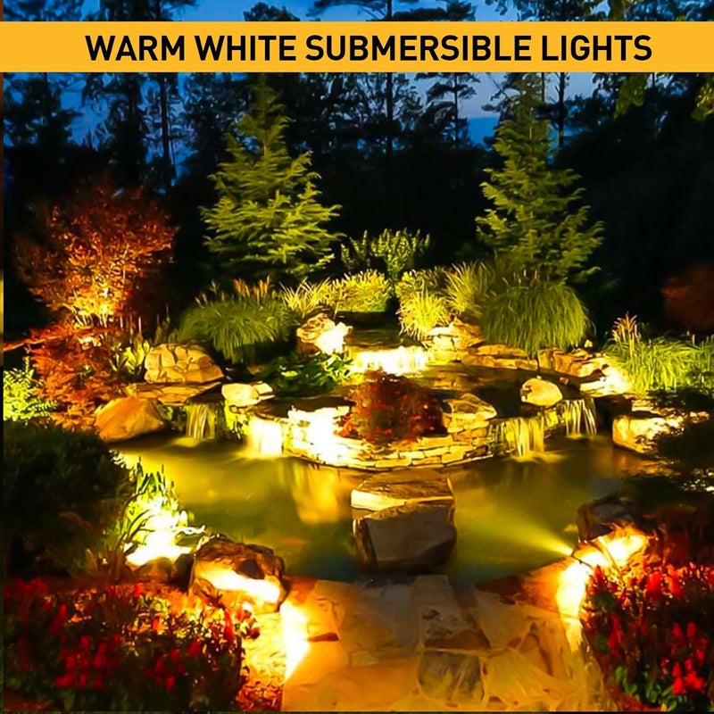 Malibu C MALIBU Landscape Lighting 5.4W LED Pond Light 12V AC Low Voltage Submersible Lights Underwater 2900K Warm White Waterproof Underwater Lighting for Outdoor Ponds Fountains Waterfalls 1Pack - Image 5